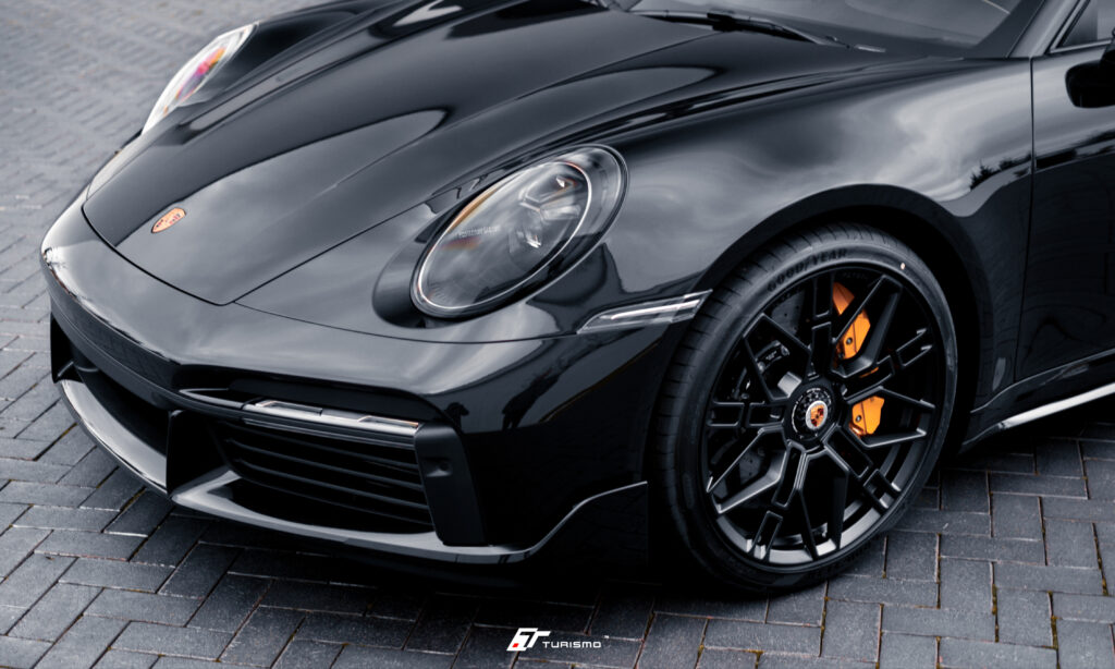 Porsche 911 Turbo S (992) Turismo Forged Wheels - IS02 Satin Black