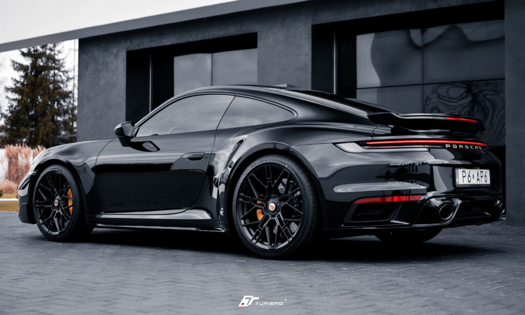 Porsche 911 Turbo S (992) Turismo Forged Wheels - IS02 Satin Black