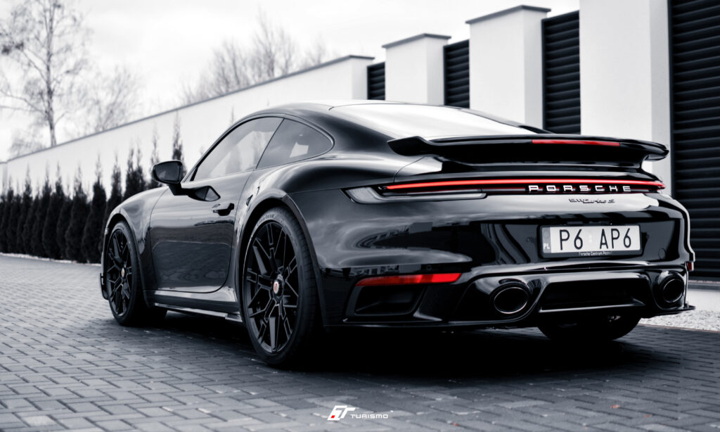 Porsche 911 Turbo S (992) Turismo Forged Wheels - IS02 Satin Black