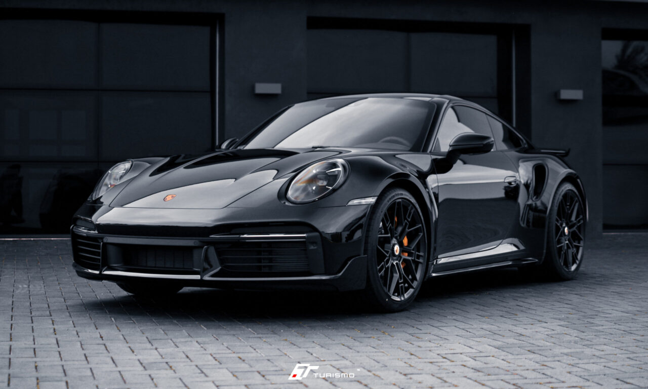 Porsche 911 Turbo S (992) Turismo Forged Wheels - IS02 Satin Black