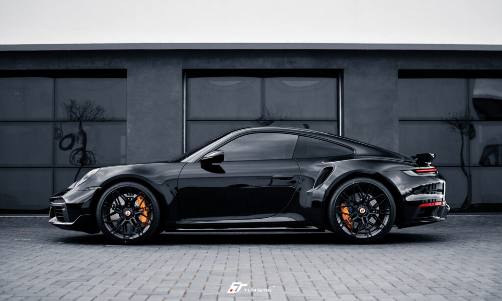 Porsche 911 Turbo S (992) Turismo Forged Wheels - IS02 Satin Black