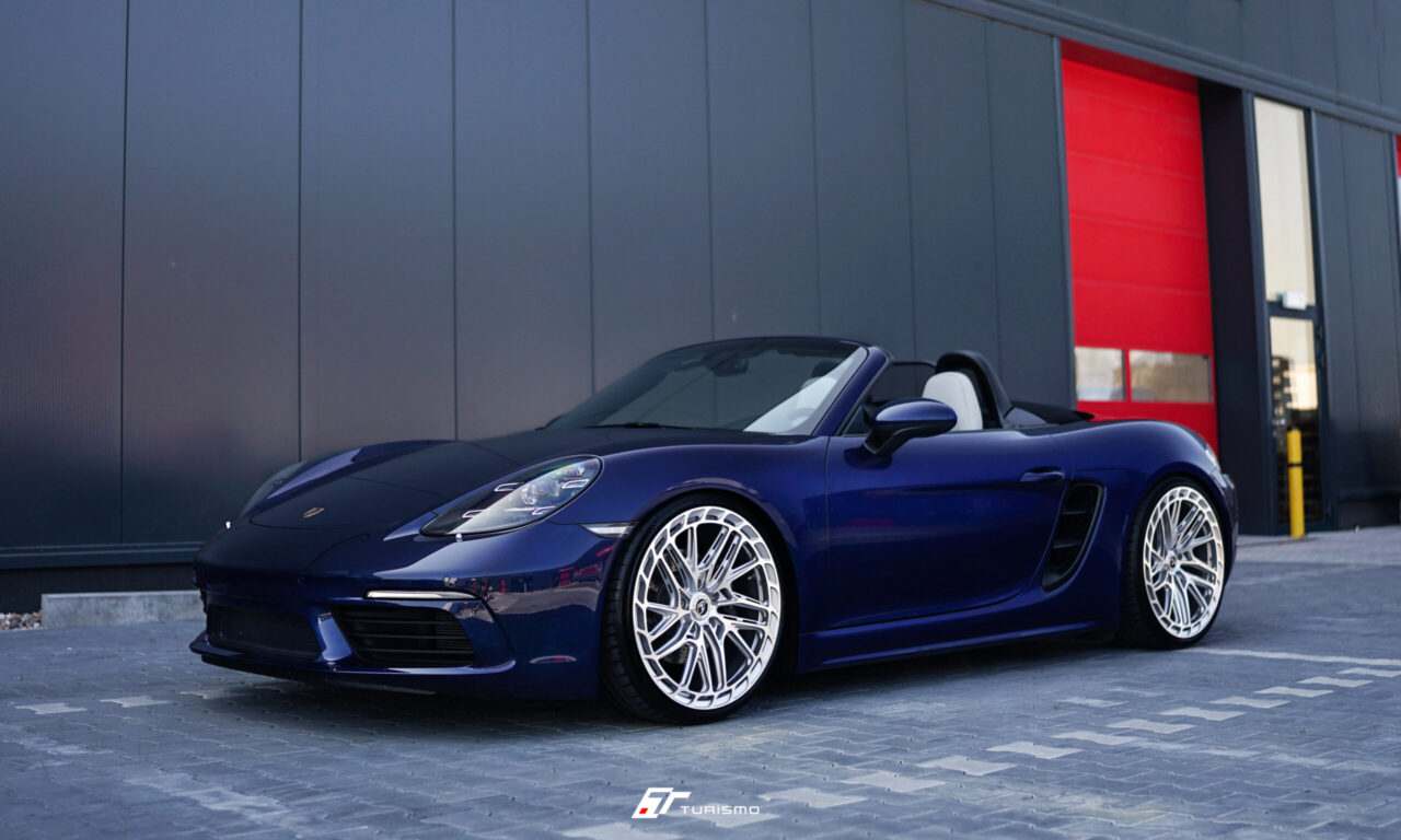 Porsche Boxster 718 (982) - Turismo Forged Wheels DVF.EVO-R Silver