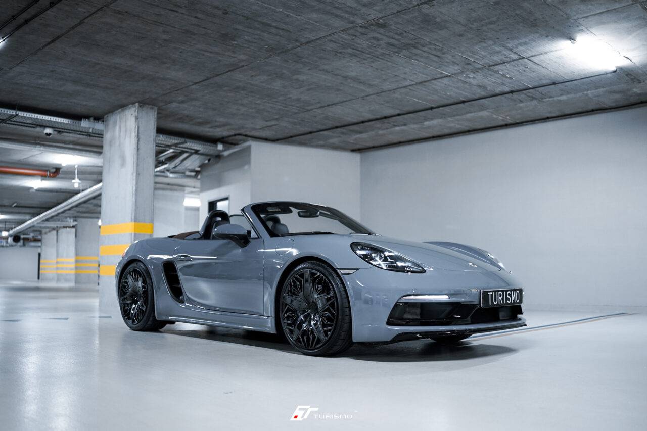 Porsche Boxster 718.982 - Turismo Flowform Wheels - INVENTA Matte Black