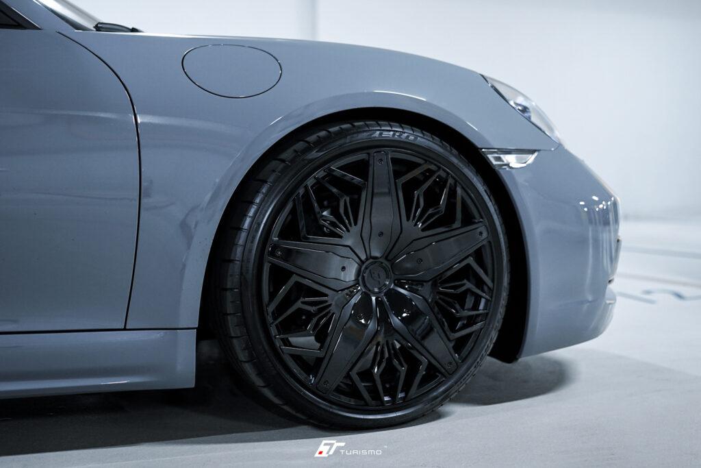 Porsche Boxster 718.982 - Turismo Flowform Wheels - INVENTA Matte Black