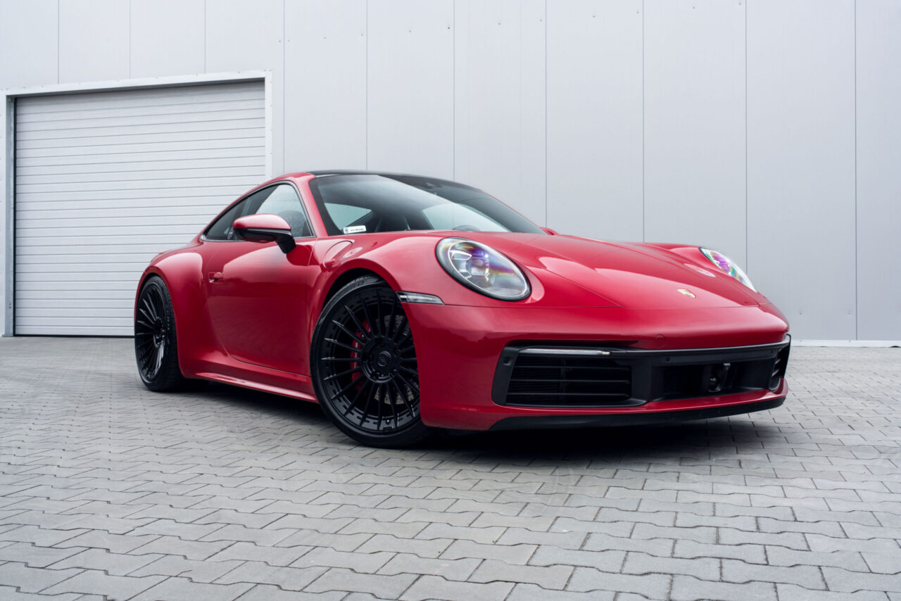 Porsche 911 992 4S Turismo Forged Wheels - C14 Satin Black