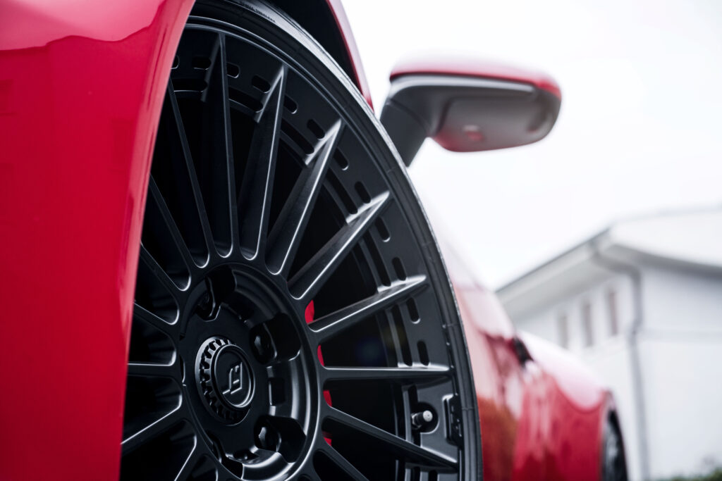 Porsche 911 992 4S Turismo Forged Wheels - C14 Satin Black