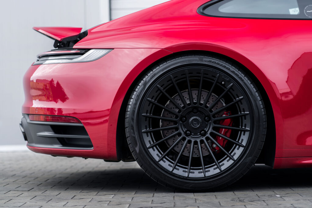 Porsche 911 992 4S Turismo Forged Wheels - C14 Satin Black