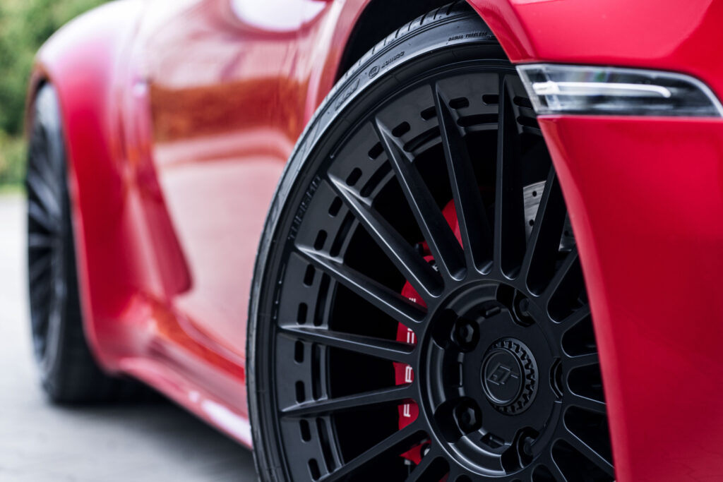 Porsche 911 992 4S Turismo Forged Wheels - C14 Satin Black