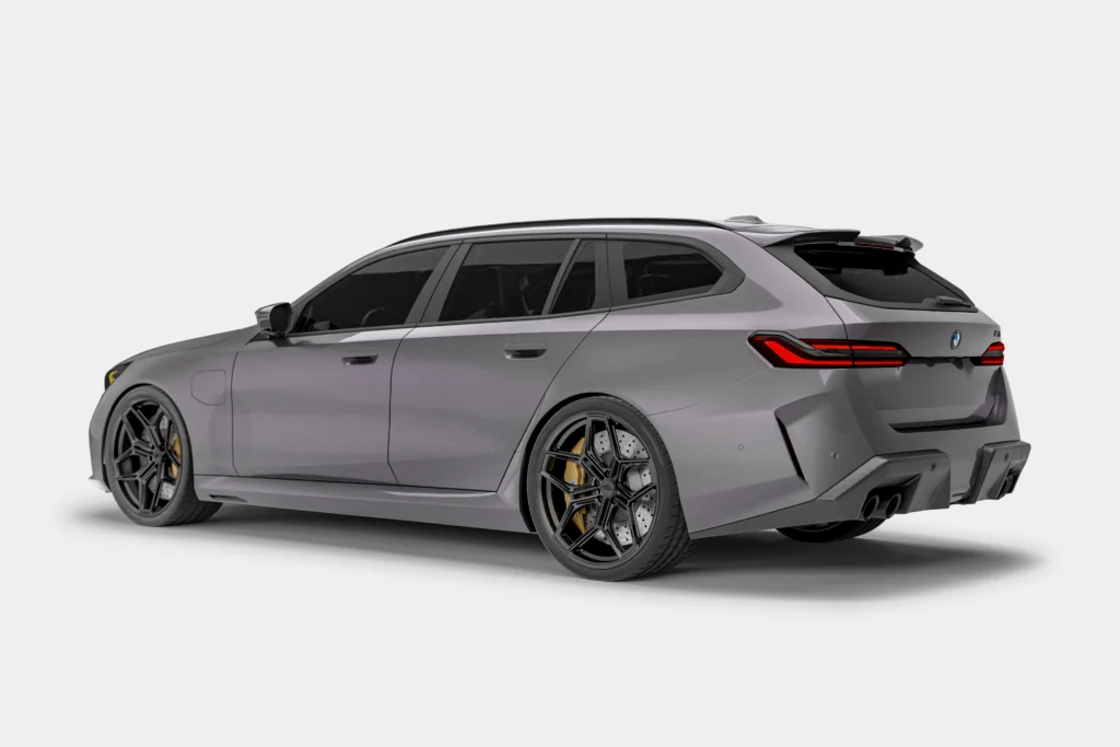BMW BMW M5 G99 na kutych felgach Turismo C04.EVO w kolorze Brushed Deep Black