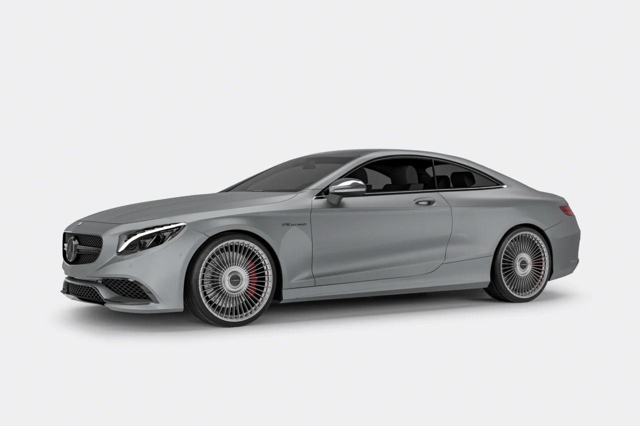 Mercedes-Benz S Coupe C217 na kutych felgach Turismo Forged RR