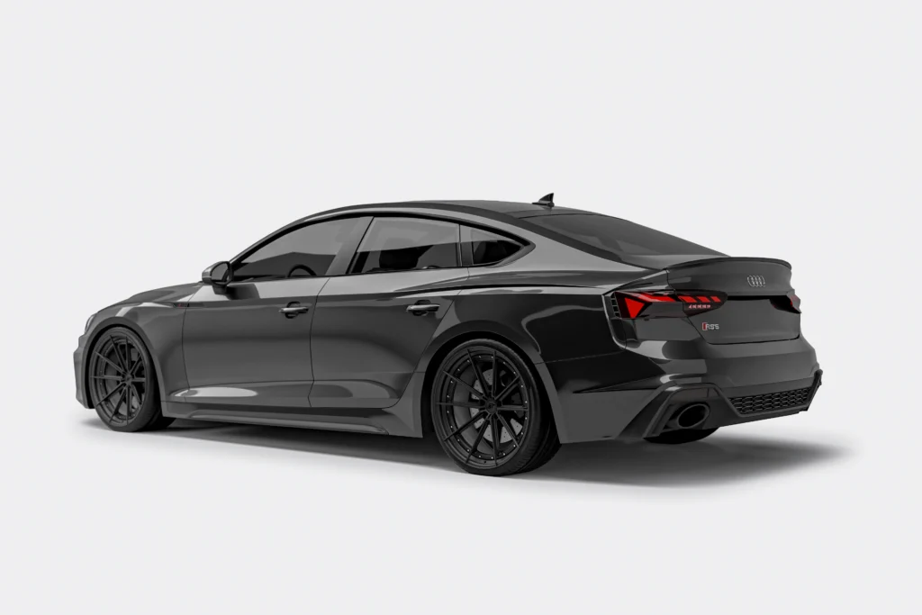 Audi RS5 Sportback 8W na kutych felgach Turismo Forged D02 Gloss Black