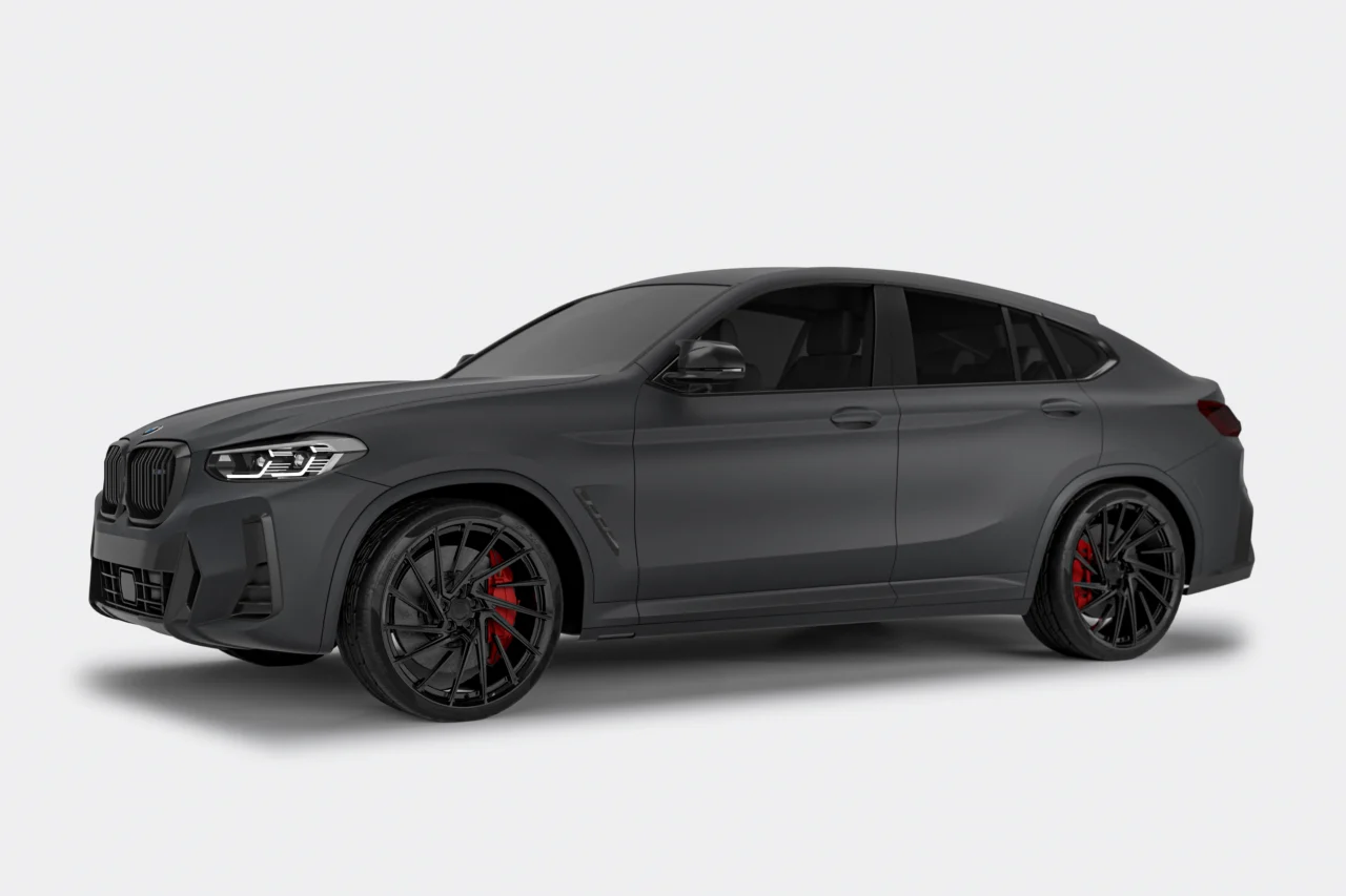 BMW X4M G02 na kutych felgach Turismo Forged RST-IS