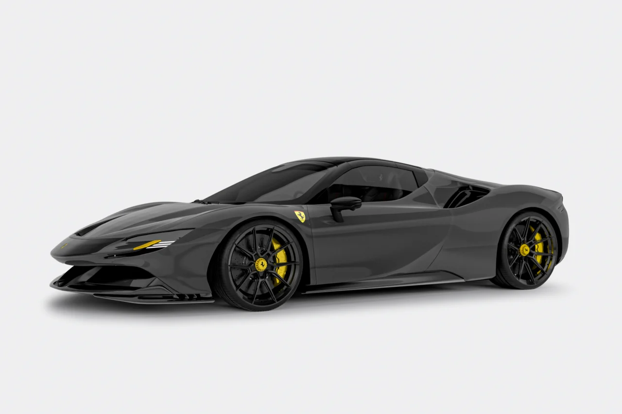 Ferrari SF90 na kutych felgach Turismo Forged
