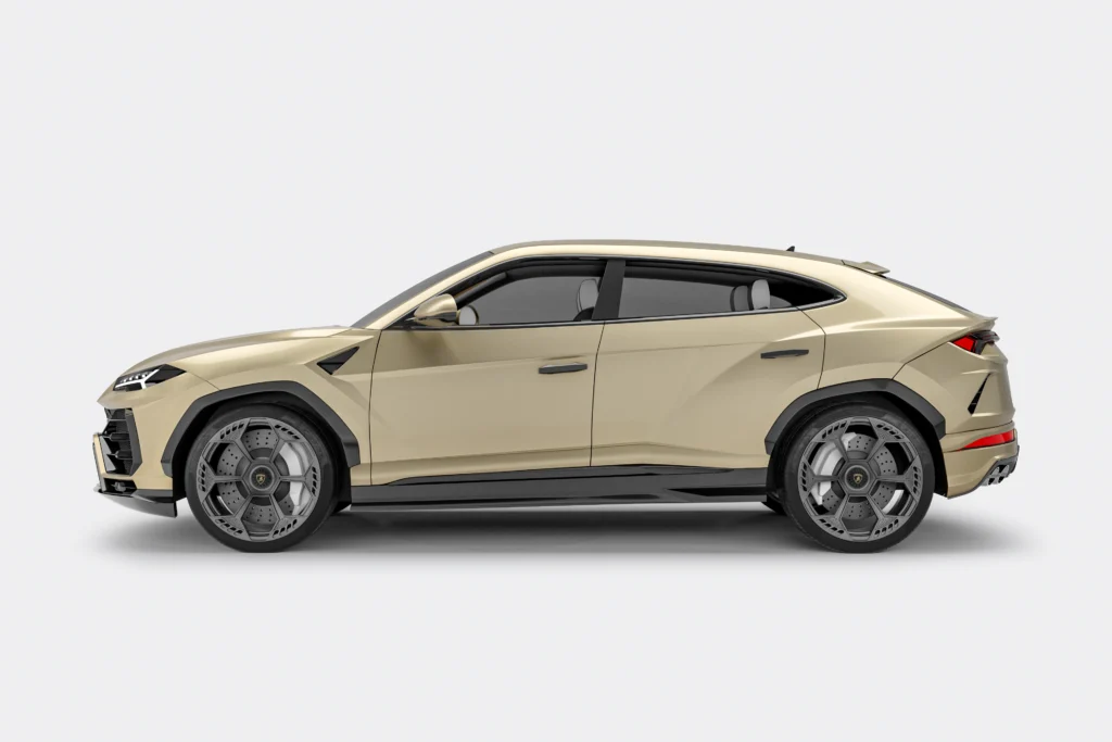 Lamborghini Urus na kutych felgach Turismo NV02.EVO w kolorze Brushed Deep Black