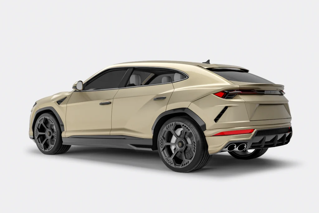 Lamborghini Urus na kutych felgach Turismo NV02.EVO w kolorze Brushed Deep Black