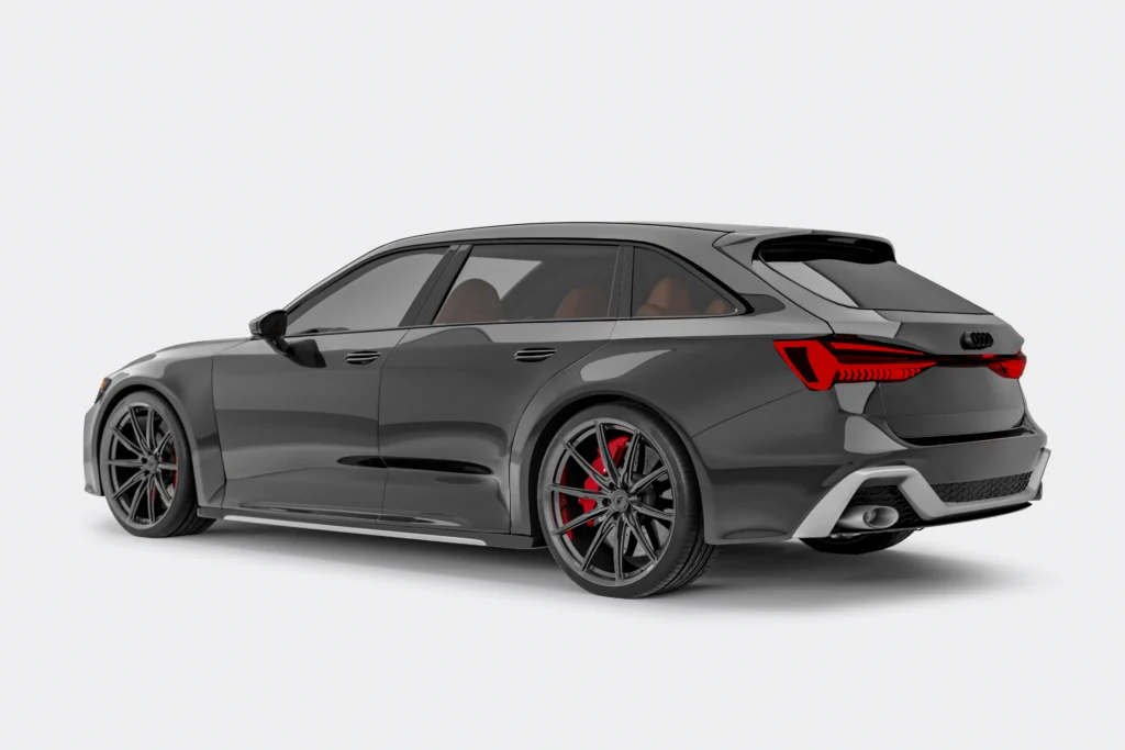 Felgi z kutego aluminium Turismo Forged C03 Gloss Graphite na Audi RS6 (C8)