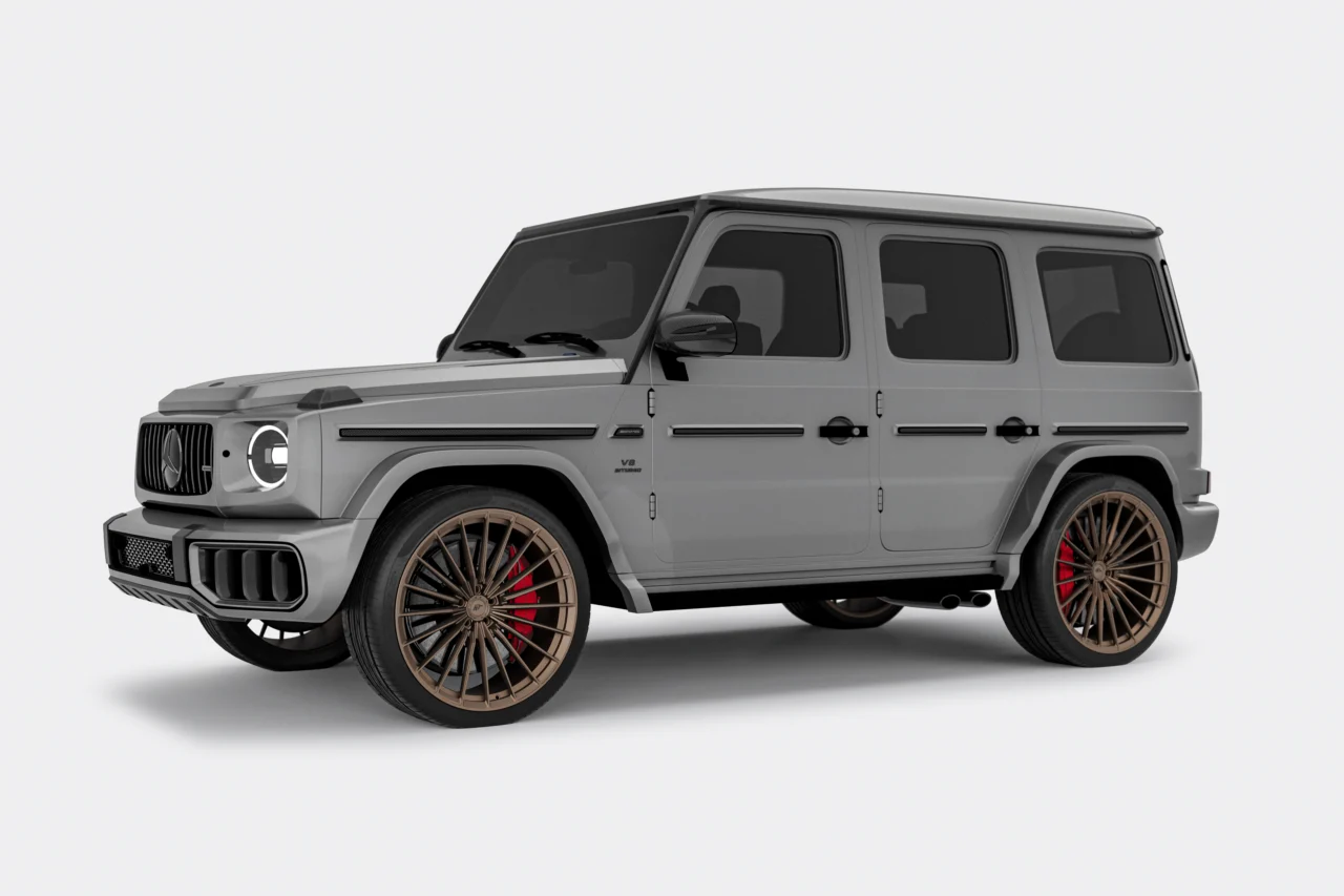 Mercedes-Benz G63 W463 na kutych felgach Turismo Forged C10 Satin Bronze