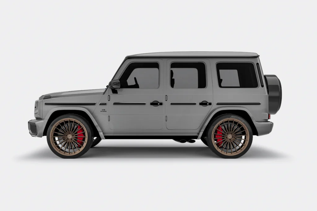 Mercedes-Benz G63 W463 na kutych felgach Turismo Forged C10 Satin Bronze