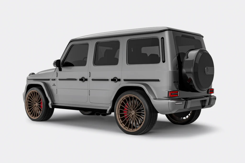 Mercedes-Benz G63 W463 na kutych felgach Turismo Forged C10 Satin Bronze