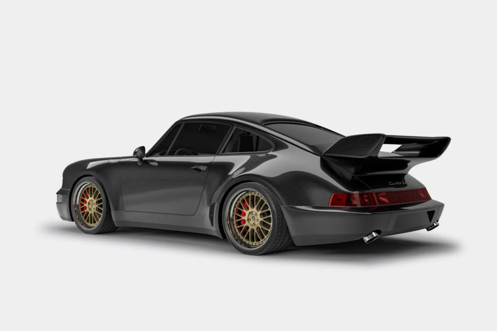 Kute felgi do Porsche 911 964 Turbo - Turismo Forged MSP03 Polished lip + Satin Gold