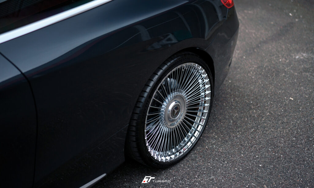 Mercedes-Benz S Coupe C217 na kutych felgach Turismo Forged RR Polished Aluminium