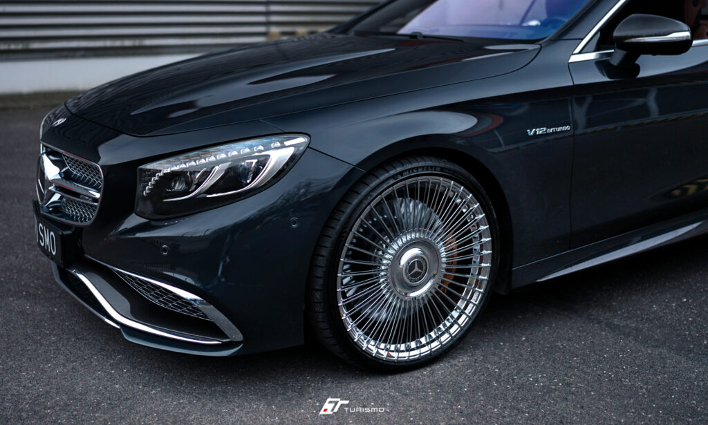 Mercedes-Benz S Coupe C217 na kutych felgach Turismo Forged RR Polished Aluminium