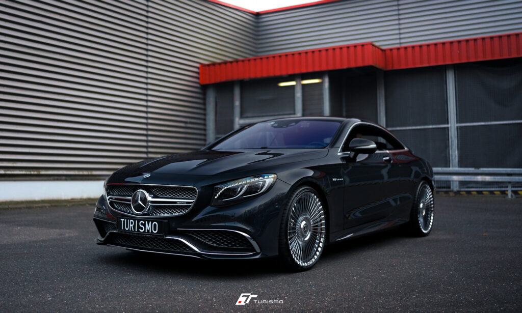 Mercedes-Benz S Coupe C217 na kutych felgach Turismo Forged RR Polished Aluminium