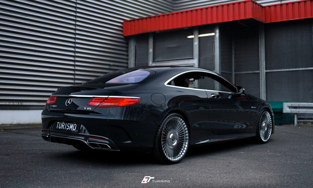 Mercedes-Benz S Coupe C217 na kutych felgach Turismo Forged RR Polished Aluminium