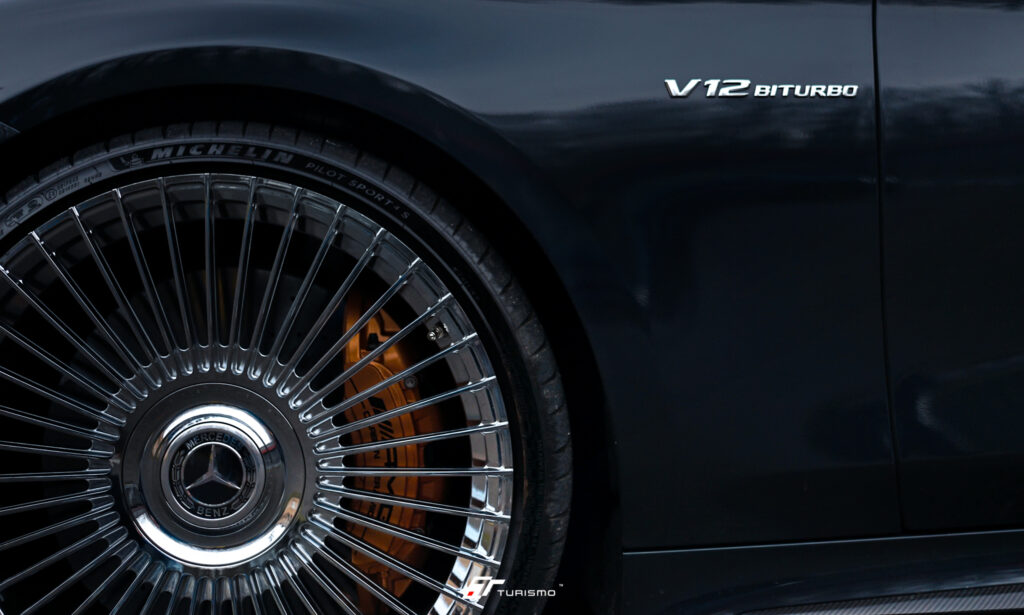 Mercedes-Benz S Coupe C217 na kutych felgach Turismo Forged RR Polished Aluminium