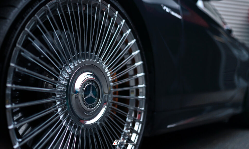 Mercedes-Benz S Coupe C217 na kutych felgach Turismo Forged RR Polished Aluminium